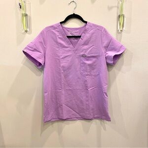 FIGS | Catarina - One-Pocket Scrub Top in Lilac Dawn